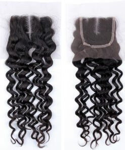 Brazilian Virgin Remy Human Hair Lace Closure Island Curly Wealthy Hair