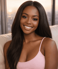 HD Lace Natural Straight Closure Pre Plucked Thin Lace