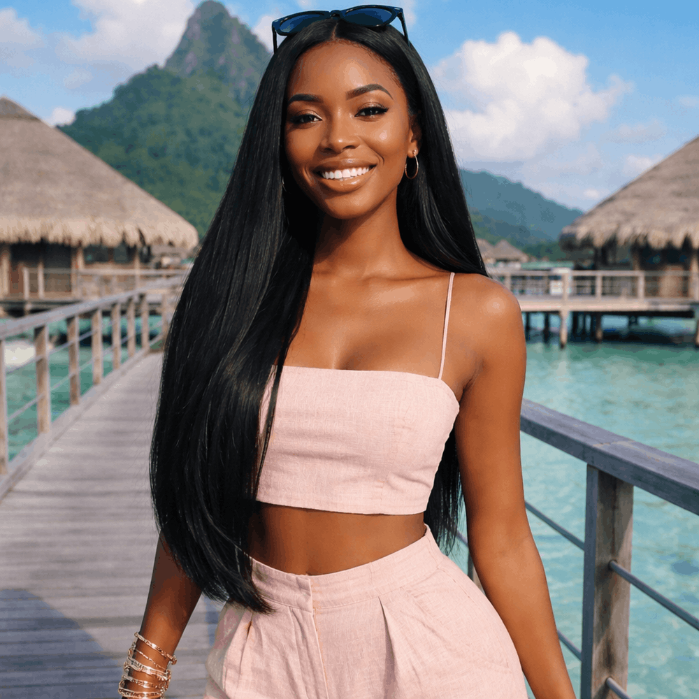 Wealthy Hair Natural Straight Virgin Human Remy Hair Extensions Hair Weave Bundles