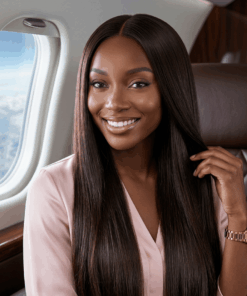 Wealthy Hair Natural Straight Virgin Human Remy Sew In Hair Extensions Hair Weave Bundles For African Americans