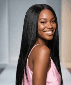 HD Lace Yaki Relaxed Closure Pre Plucked Hairline