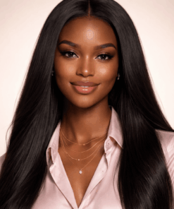 Light Yaki Straight 3 Bundle Deal Relaxed Hair Texture