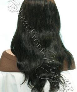 natural wavy full lace front wigs