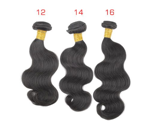 hair bundles body wave 12-14-16 short hair virgin weave