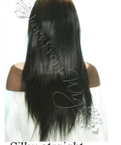 Virgin Peruvian Silky Straight Full Lace Front Wigs