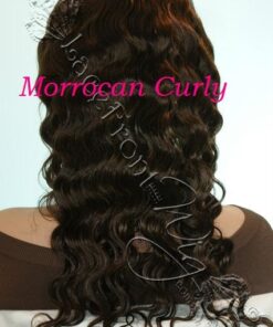 virgin Malaysian Moroccan Curly full lace front wigs wealthy Hair