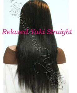 virgin malaysian yaki relaxed full lace front wigs Wealthy Hair