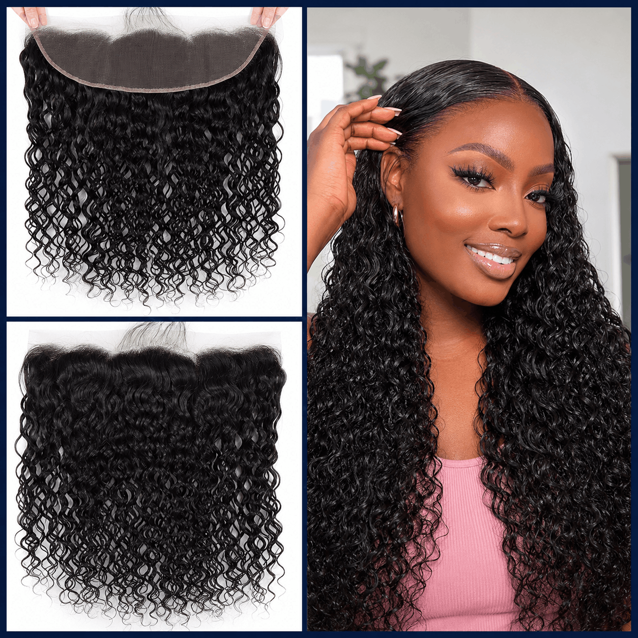 How To Choose 13×4 Frontal human hair wig comparison showing lace quality and hair texture