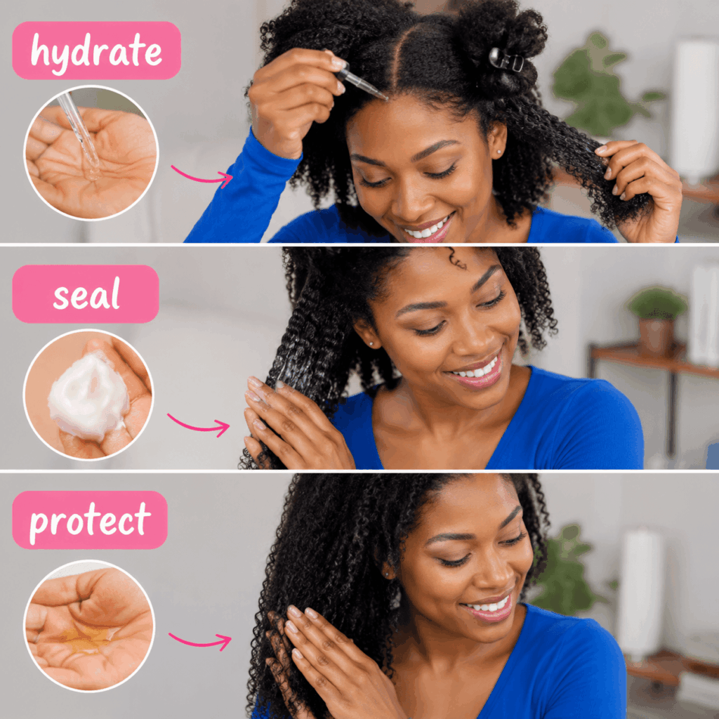 How to use products correctly for low-porosity hair to maximize moisture and health