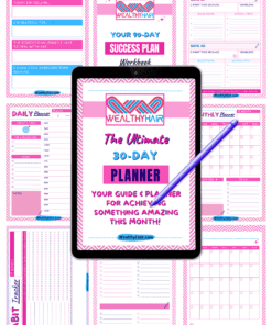 Success Code Planner The Ultimate Day Planner Journal Workbook Tracker Bundle By Wealthy Hair