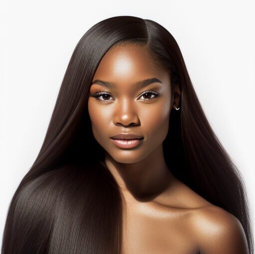 Wealthy Hair Yaki Straight Virgin Remy 100% Human Hair Extensions Sew In Weave Bundles For Black Girls