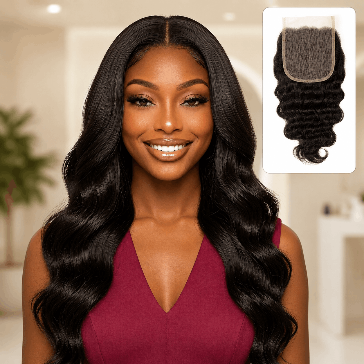 What are the benefits of 4×4 closure wigs