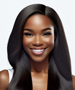 What is a relaxed light yaki straight lace wig Wealthy Hair