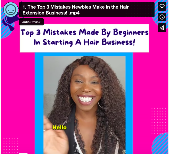 Top 3 Mistakes Made By Beginners When Starting A Hair Business