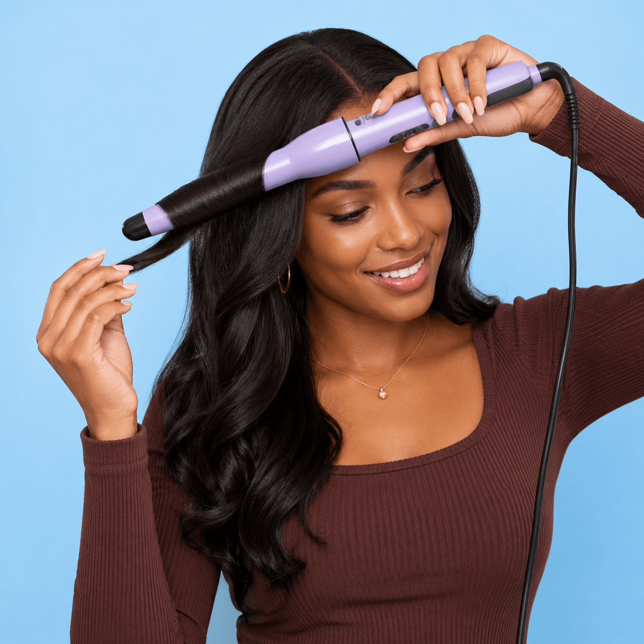 Can I style human hair wig with heat tools