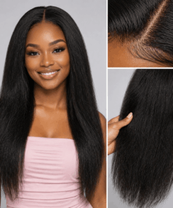 Wealthy Hair Yaki Straight Virgin Remy Sew In Hair Weave Hair Extensions
