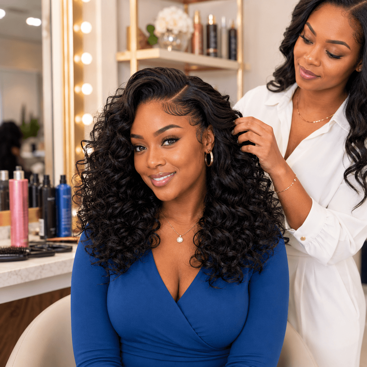 Advanced Styling Techniques For Curly Sew-In Weave With Defined Volume