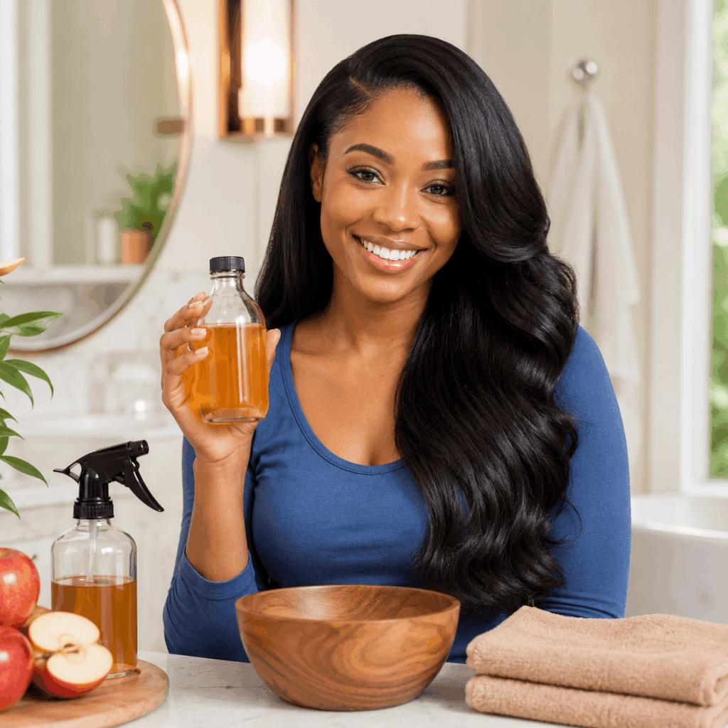 Apple Cider Vinegar Hair Rinse For Beautiful Hair Care Routine