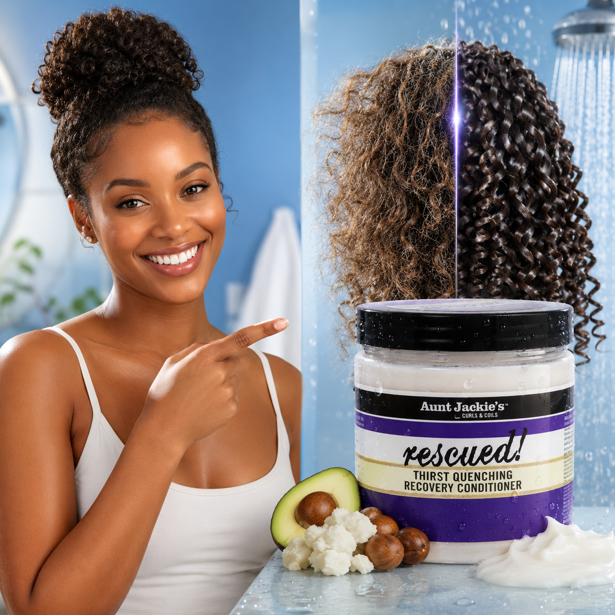 Aunt Jackie’s Thirst Quenching Recovery Conditioner For Dry Natural Hair
