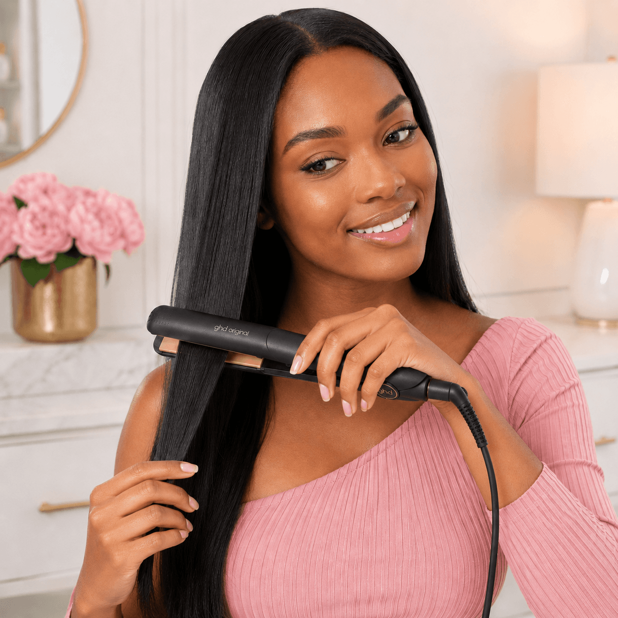 GHD Classic 1 Inch Styler Hair Straightener For Black Hair
