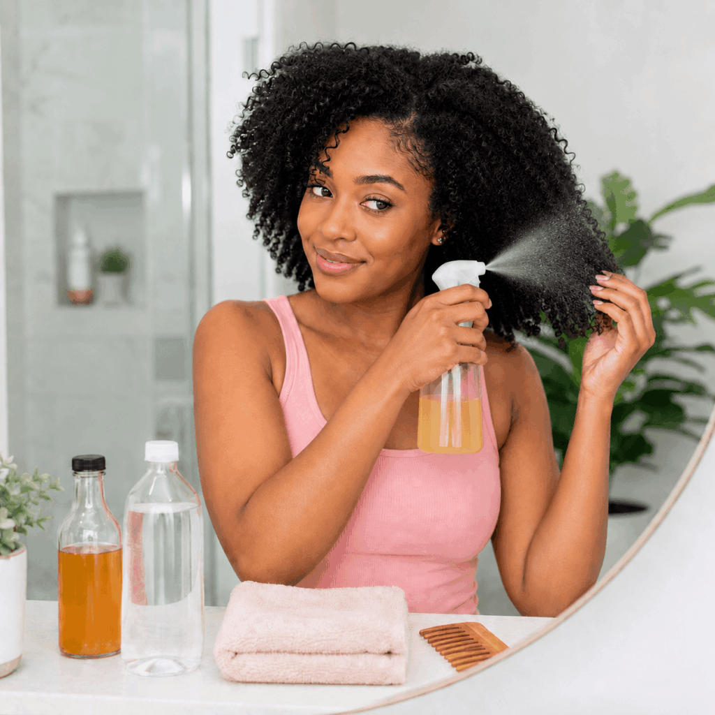 Apple Cider Vinegar Rinse For Natural Hair Care Routine
