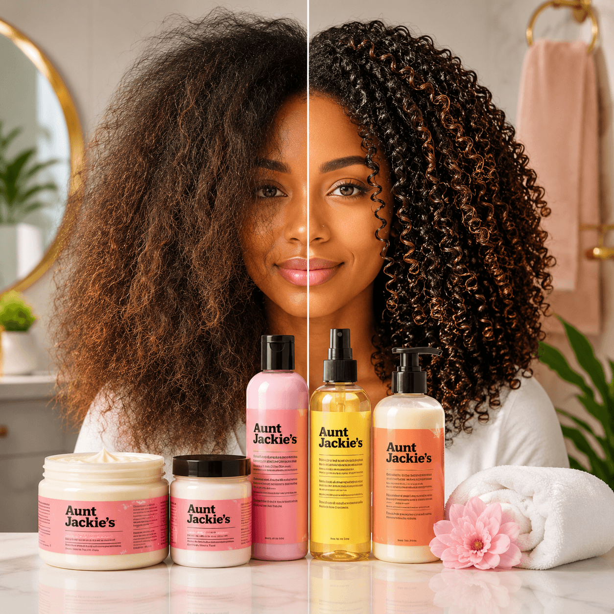 Steps To Repair Dry Natural Hair With Aunt Jackie’s Products