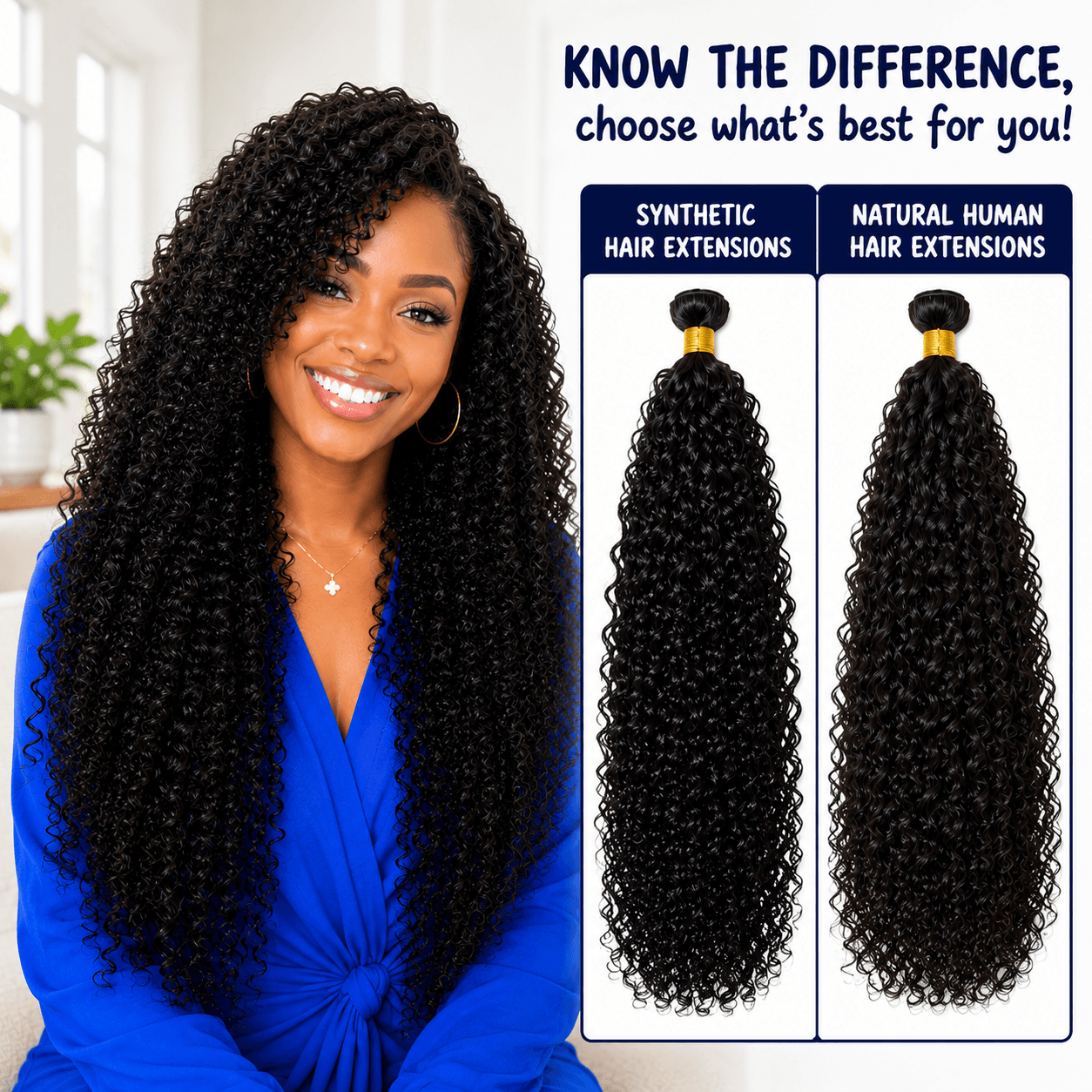 Synthetic Versus Natural Hair Extensions