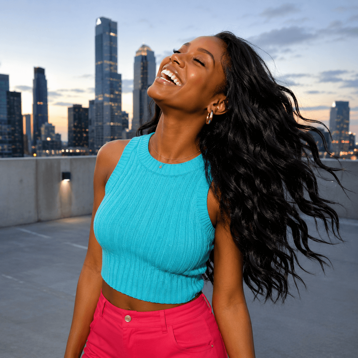 Black Woman Choosing Best Hair Color Look For Natural Hair Styling Inspiration
