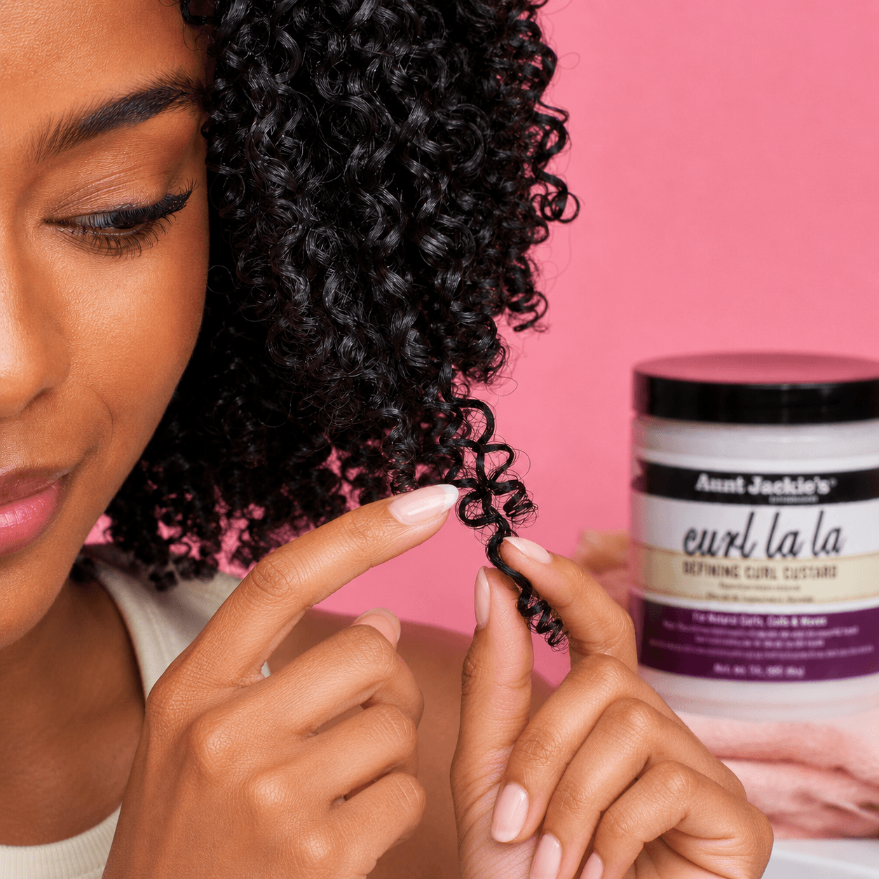 How To Use Aunt Jackie’s Hair Products Sparingly On Curly Hair