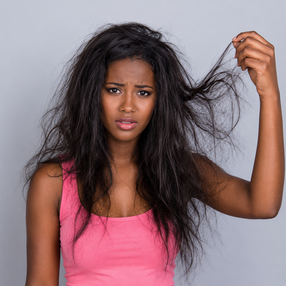 Non Remy Hair Tangled Easily Cuticles Damaged Hair Extensions