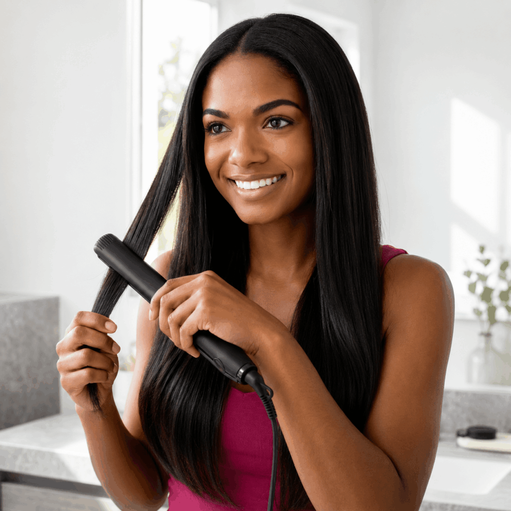 Using A Flat Iron To Straighten Hair Extensions Safely