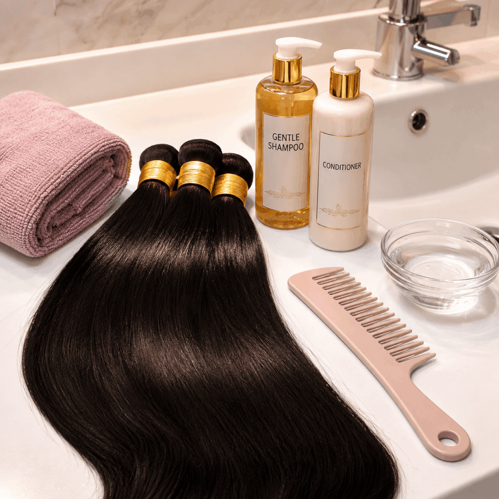 Choose The Right Shampoo And Conditioner For Remy Hair Extensions