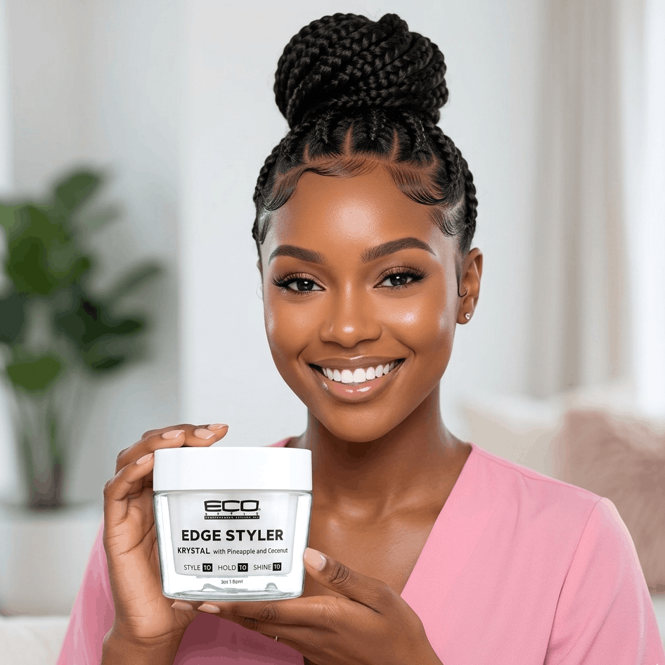 Eco Styler Edge control Hair Gel For 4C Hair