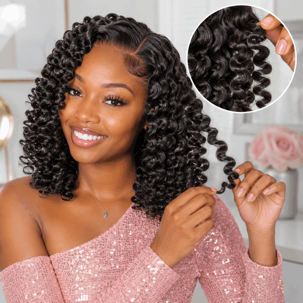 Finger Coils Body Wave Hair