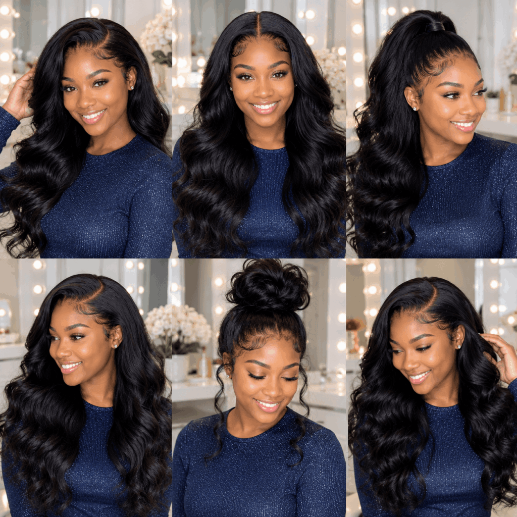 Frontals Offer More Styling Freedom For Middle Part Side Part And Pulled Back Hairstyles