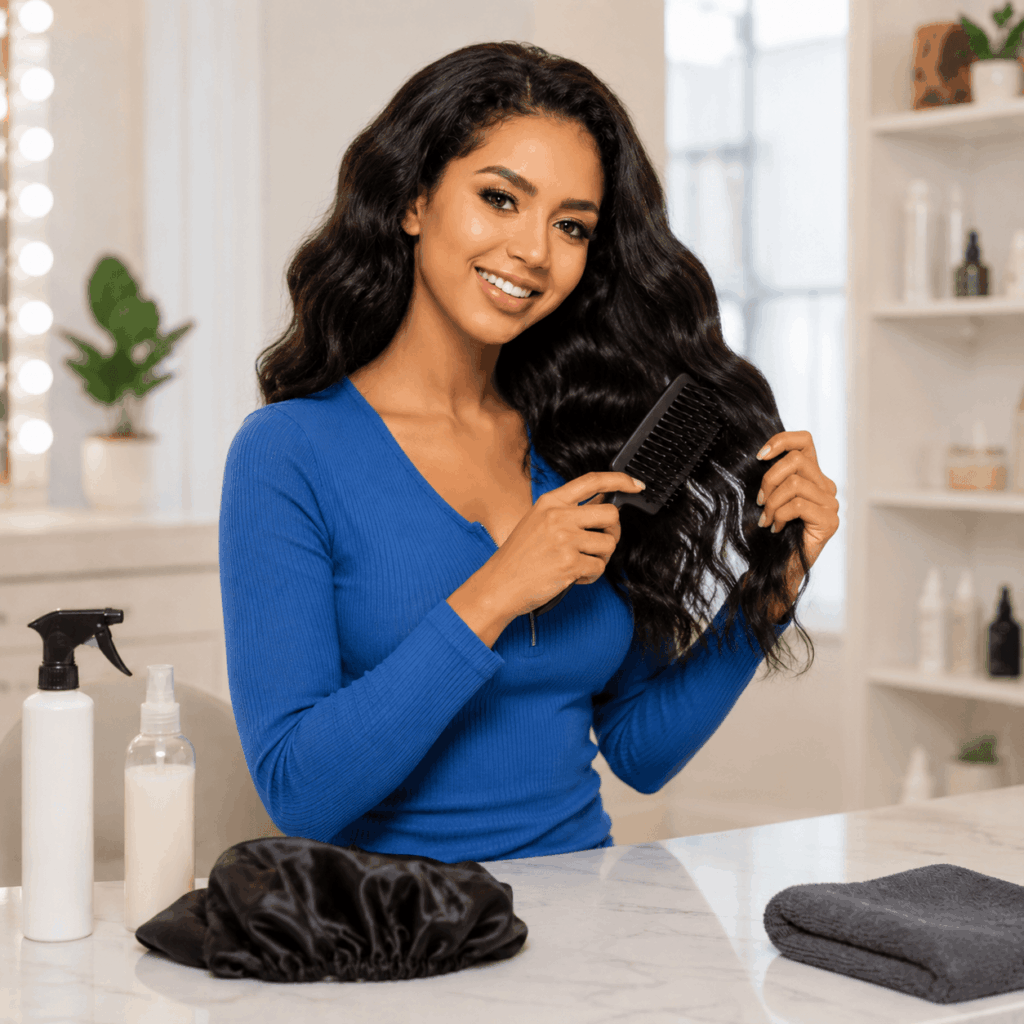 How To Prevent Natural Or Synthetic Wig Hair From Tangling With Gentle Detangling
