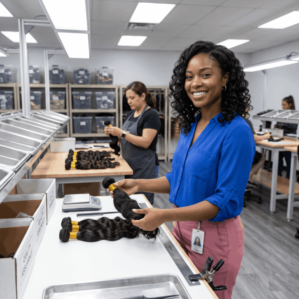 Virgin Remy Human Hair Sourcing And Quality Inspection Process
