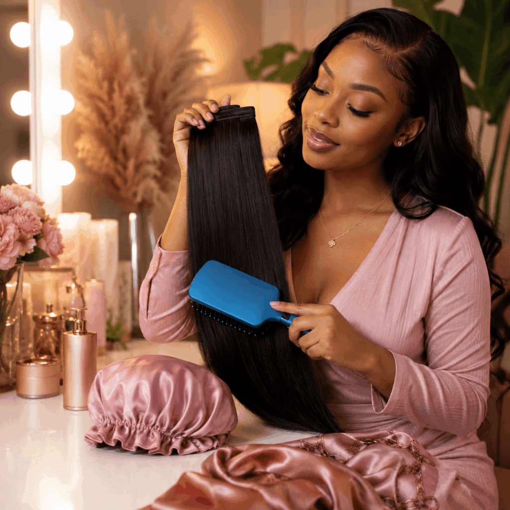 How To Make Virgin Human Hair Last Longer With Gentle Brushing And Hair Care Routine