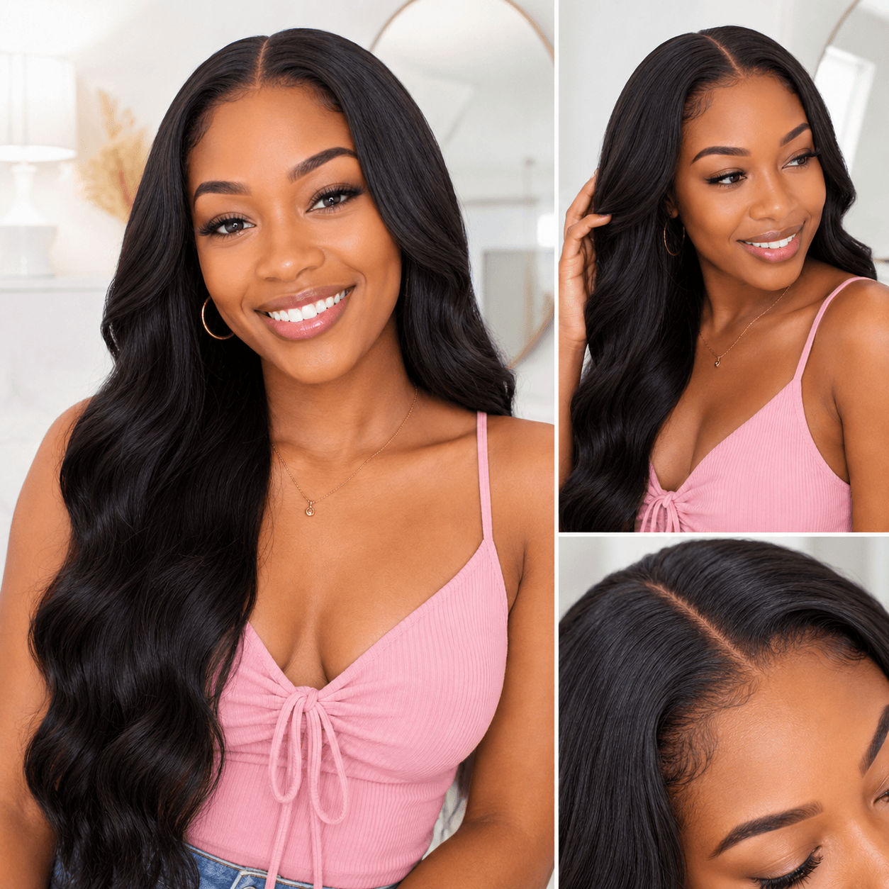 Lace Front Wigs Create Hairline Realism With Natural-Looking Hairline And Melted Lace