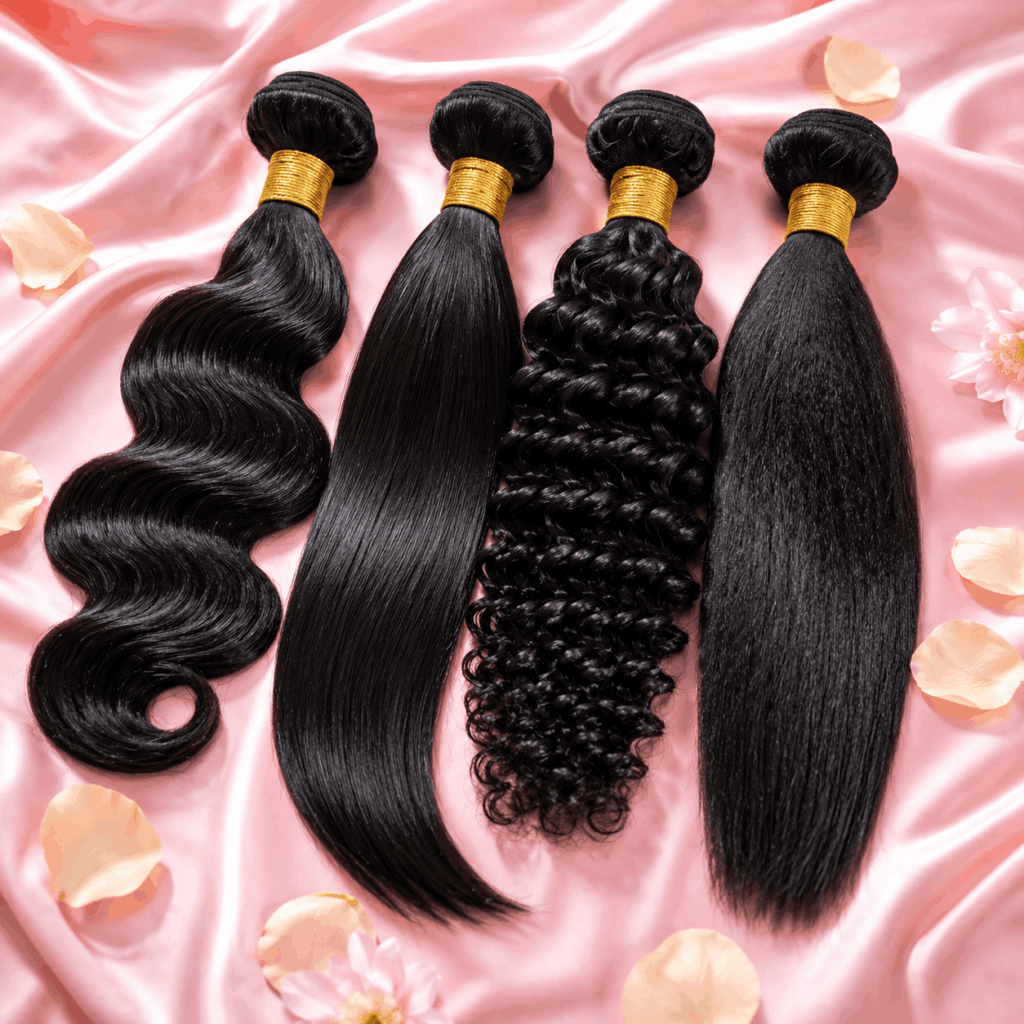 Different Types Of Human Hair Bundles For Weaves
