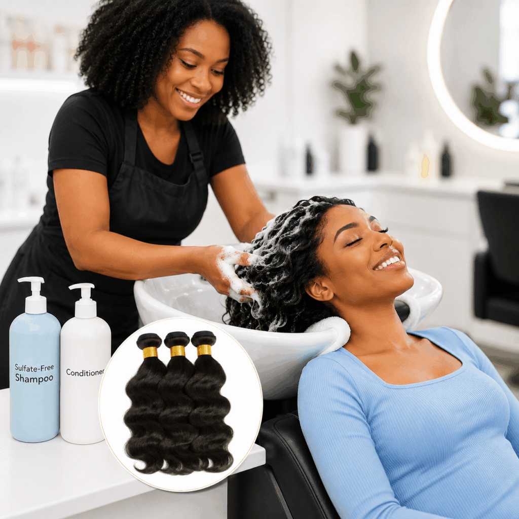 Use A Mild Shampoo And Conditioner For Body Wave Hair