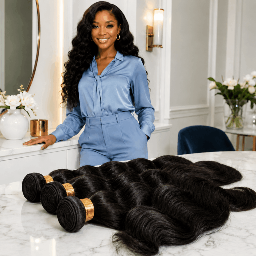What Is 100 Virgin Human Hair With Smooth Unprocessed Hair Bundles On Beauty Vanity