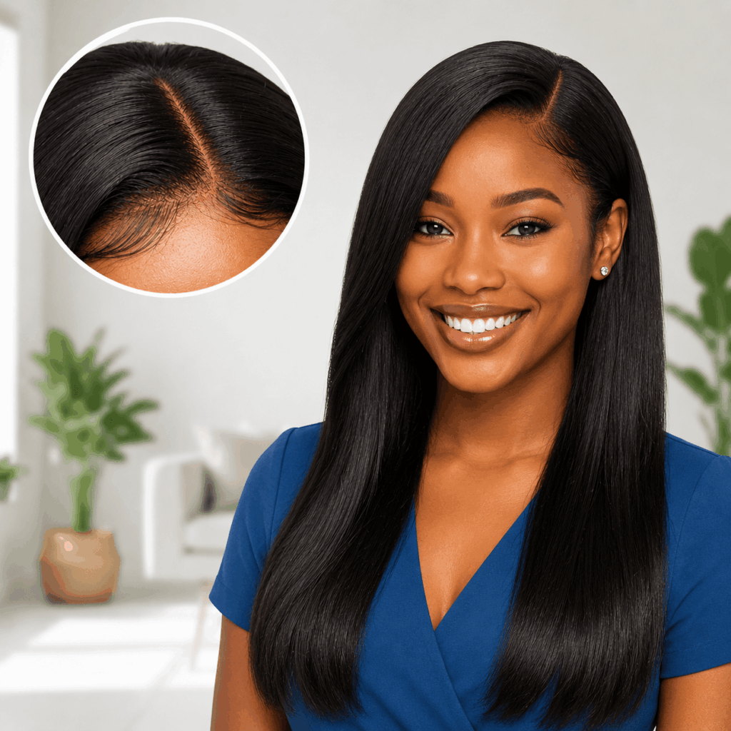 hat Is A Low Density Wig With Lightweight Natural Looking Human Hair
