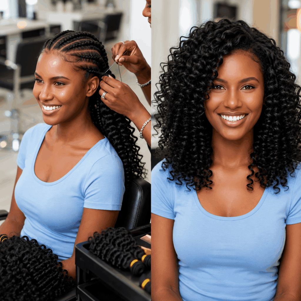 Full Head Hair Installation Process For Seamless Hair Extensions