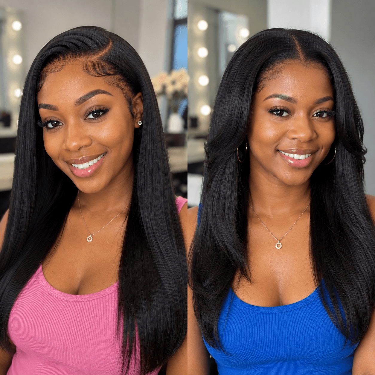 What Is The Difference Between A Lace Front Wig And Hair Weave Comparison Image