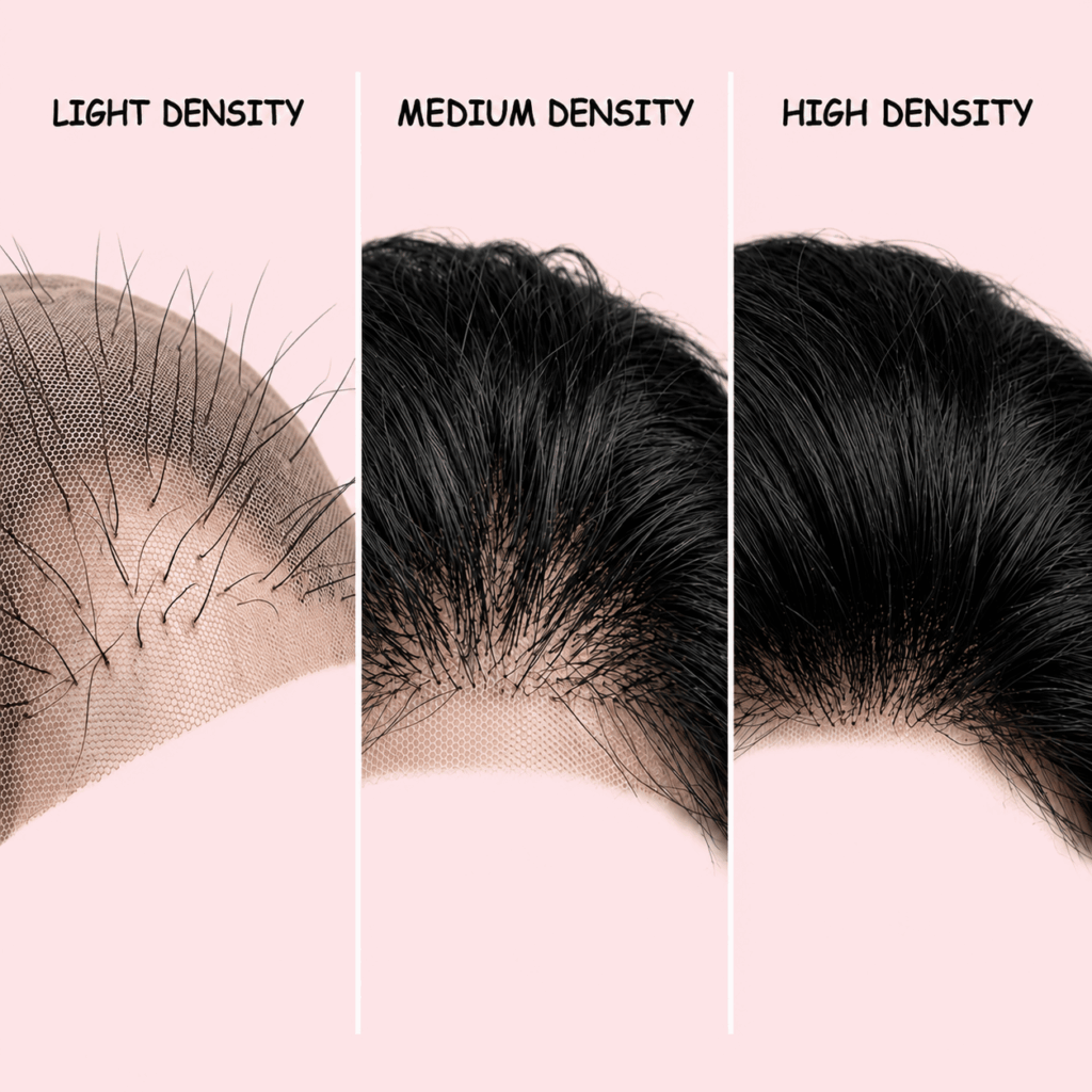What Is Wig Density Explained With Light Medium And Full Wig Hai