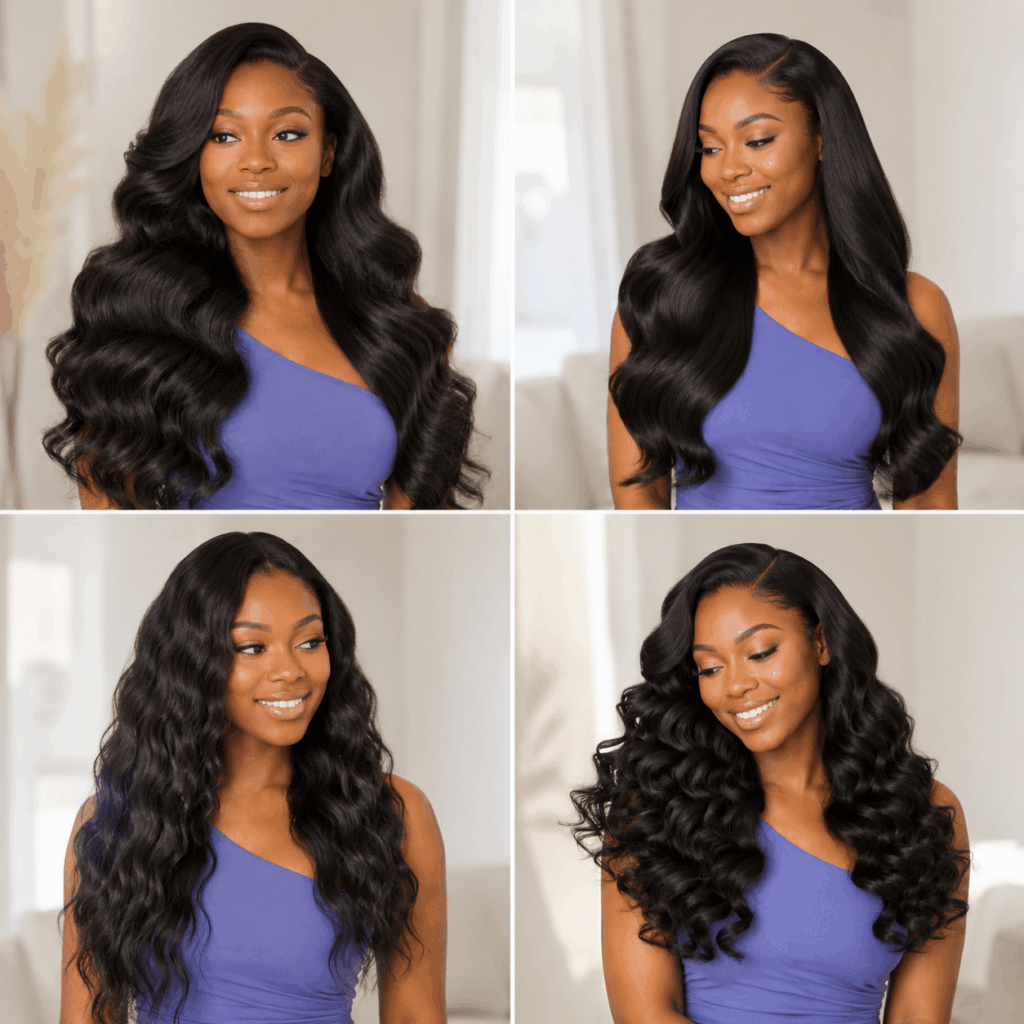 Best Styles For Wavy Body Wave Hair
