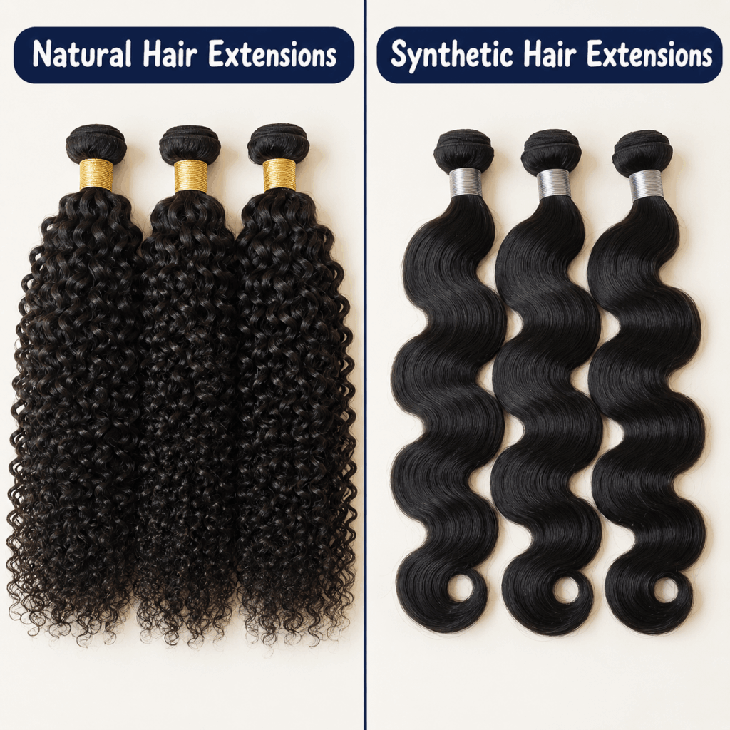 Natural Vs Synthetic Hair Extensions For Realistic Hair Results